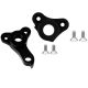 Left TA Mount and Gear Hanger for TA M12x1.5 and Standard Rear Derailleur - black