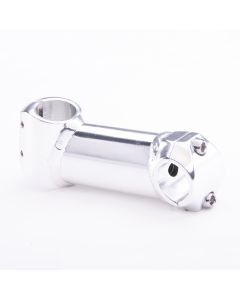 Alloy handlebar stem – 1”/ 25.4mm, 25°, silver-80 mm
